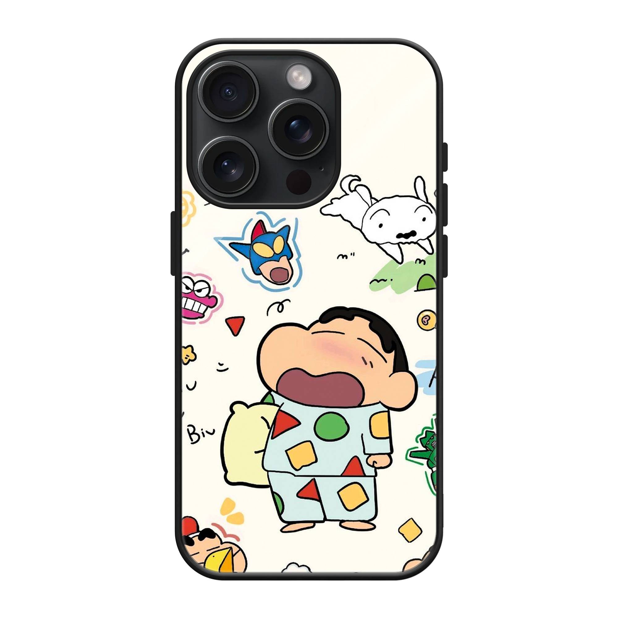 Shinchan Crayon Glass Case image 0