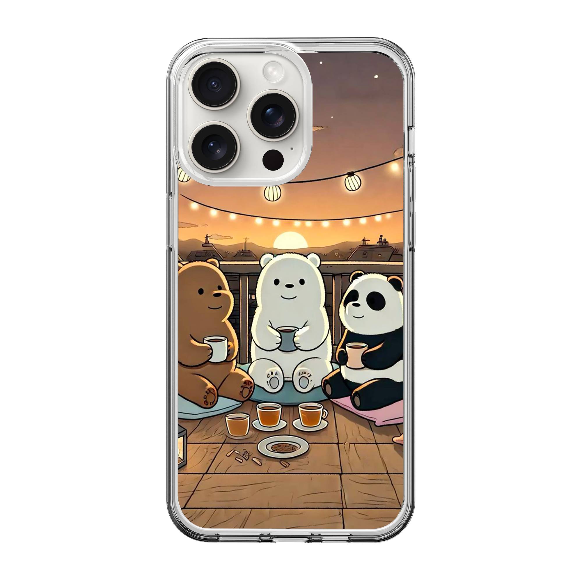 We Bare Bears Clear Case image 0