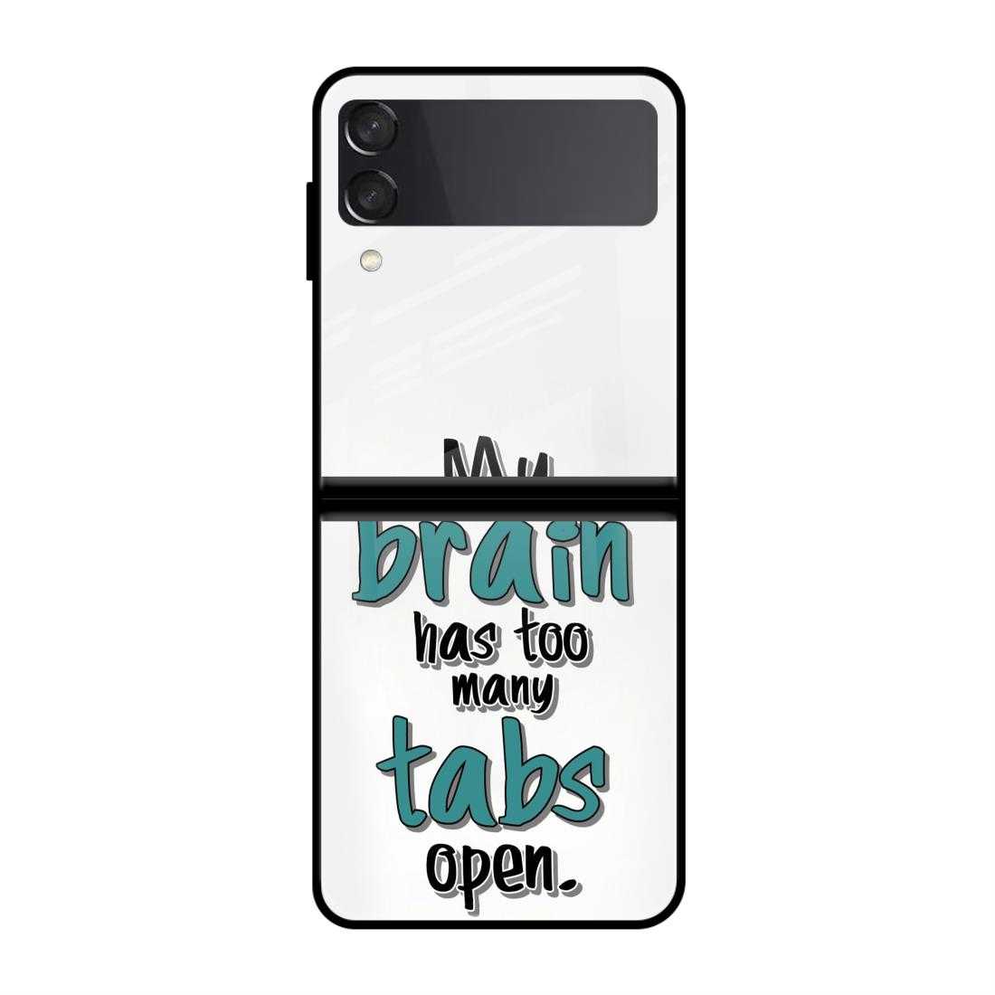 Positive Thoughts Samsung Z Flip 3 Glass Case image 0