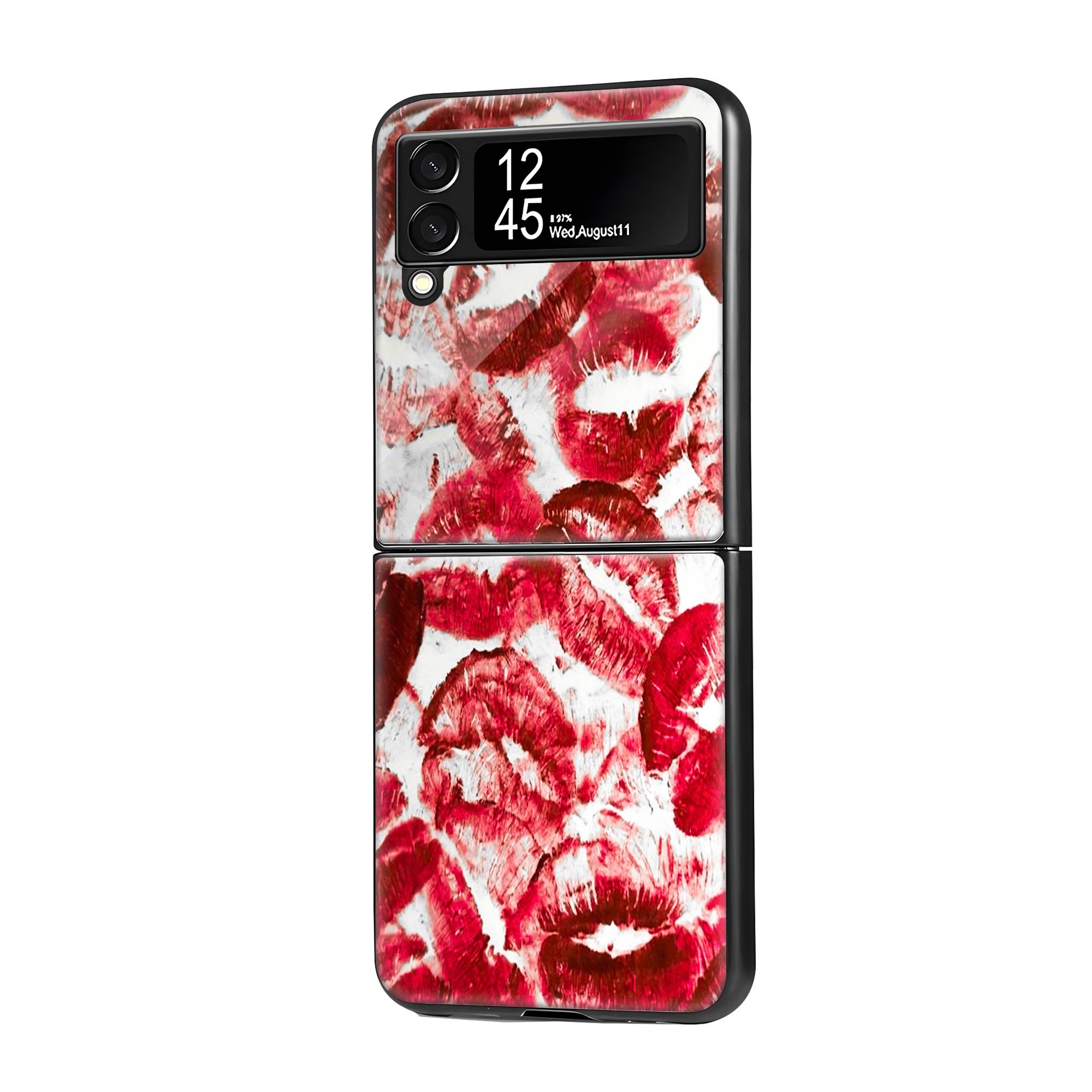 Lipstick Samsung Z Flip Glass Case image 0