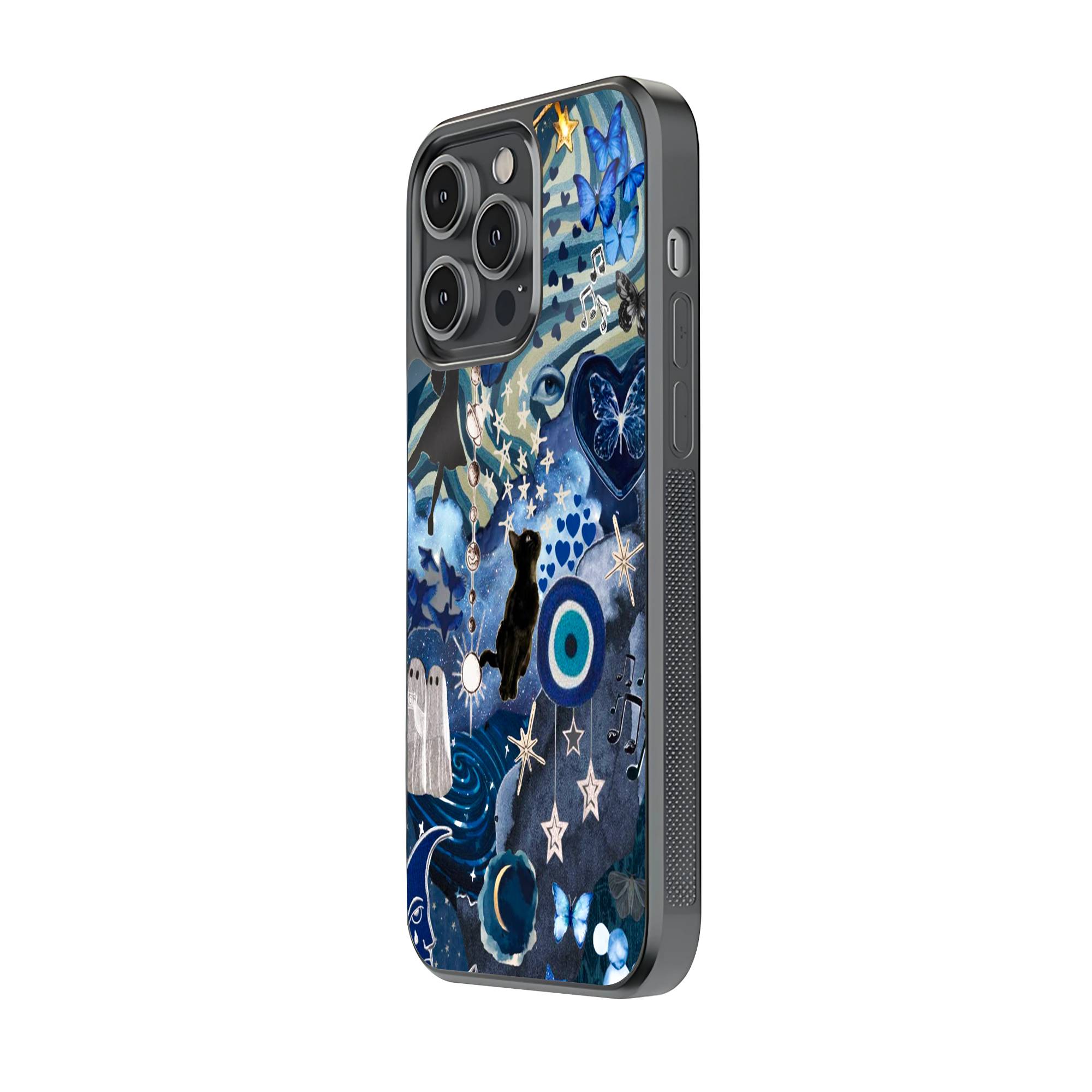 Blue Galaxy Glass Case image 1