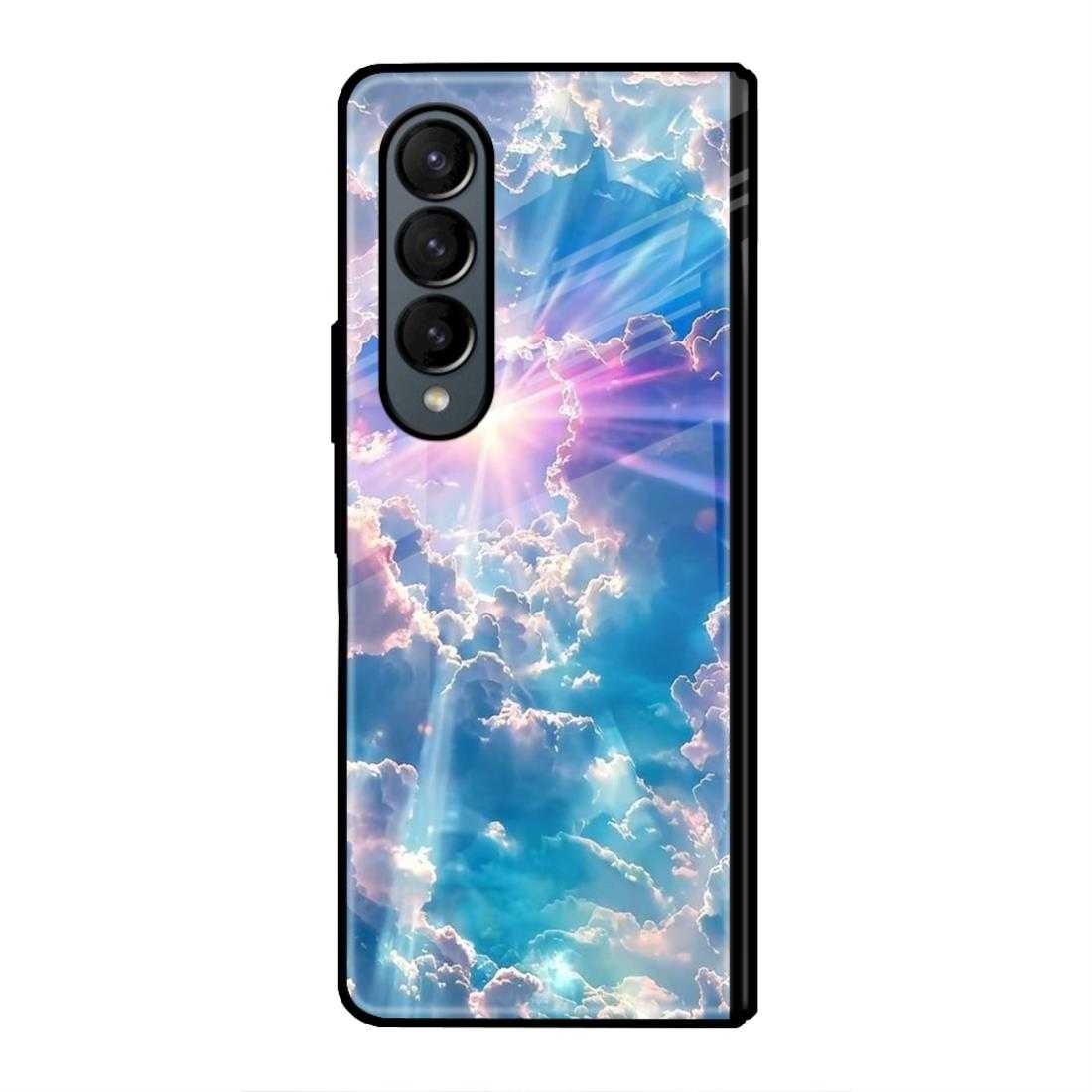 Beautiful Sky Samsung Z Fold 4 Glass Case image 0