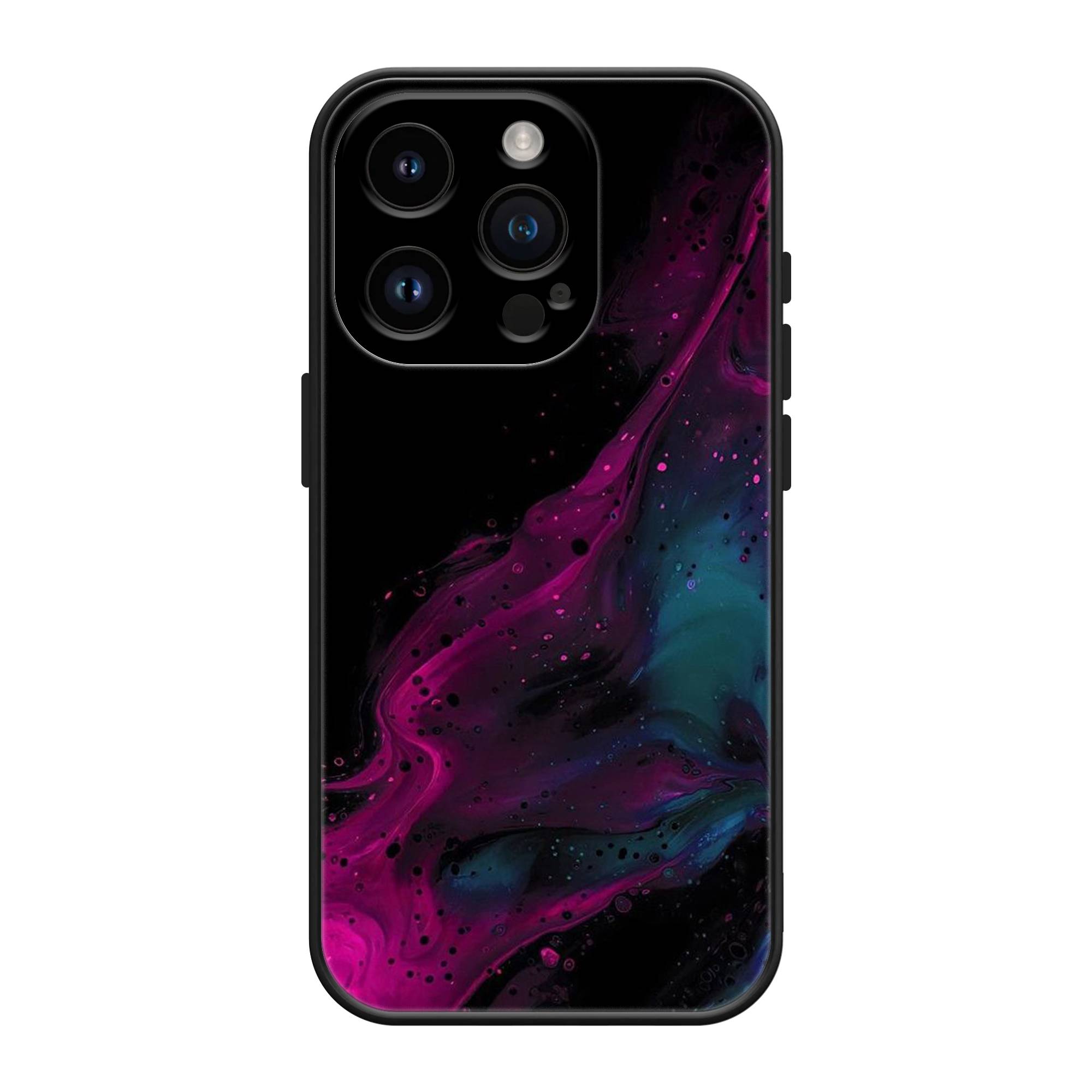 Purple Wave Art Silicone Case image 0