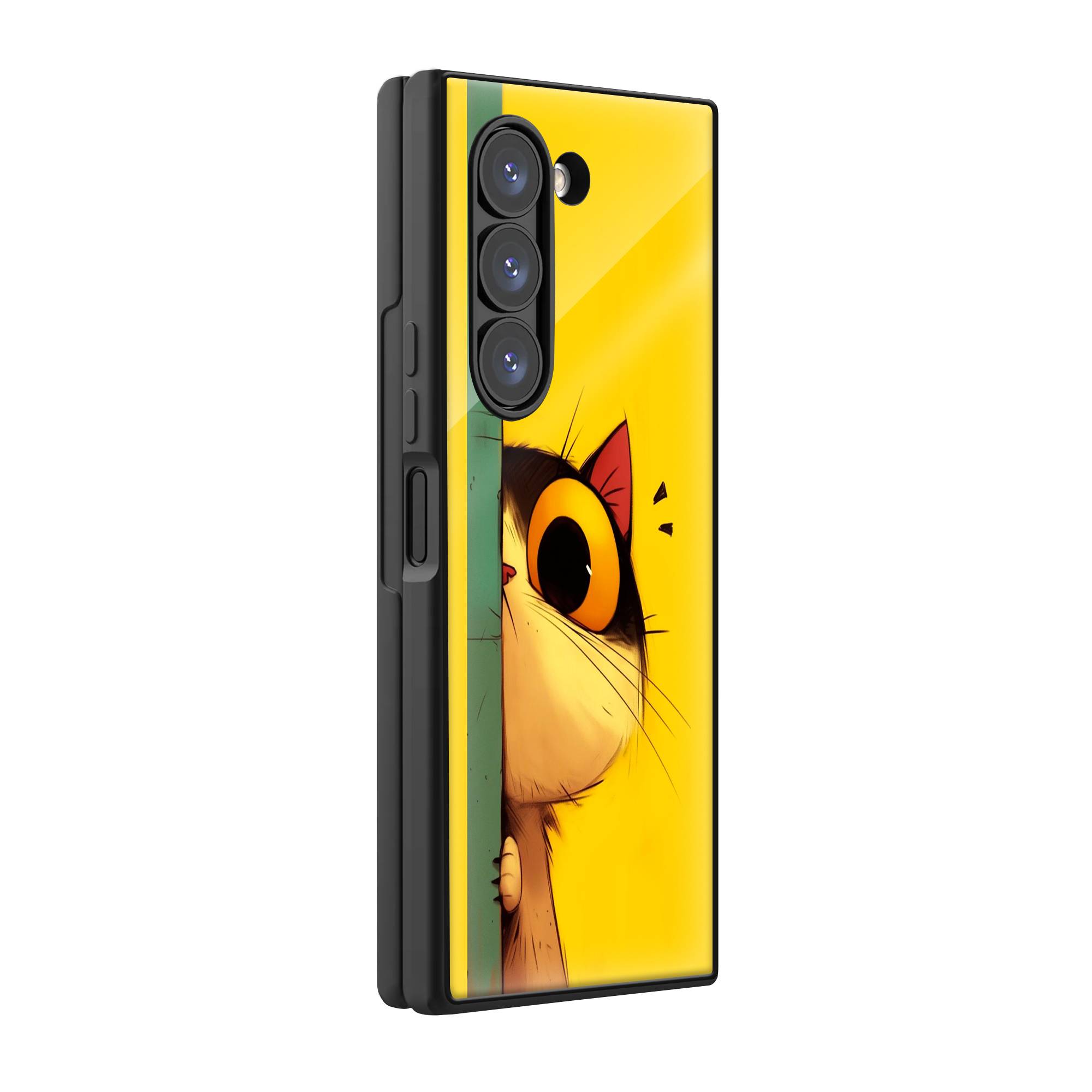 Innocent Cat Samsung Z Fold Glass Case image 0