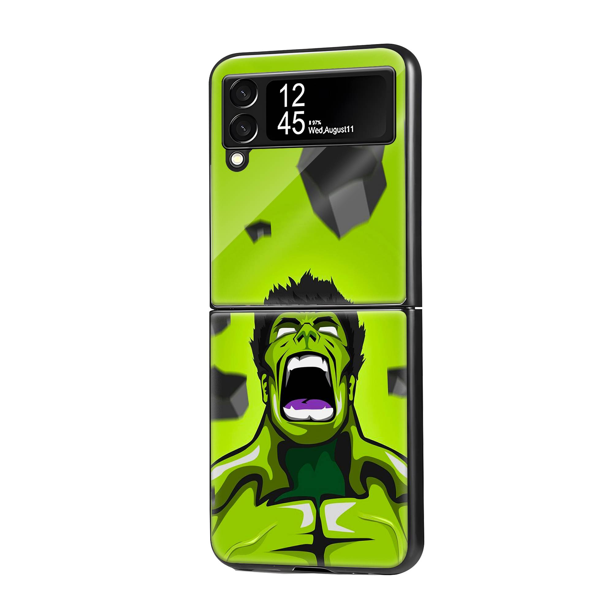 Hulk Samsung Z Flip Glass Case image 0