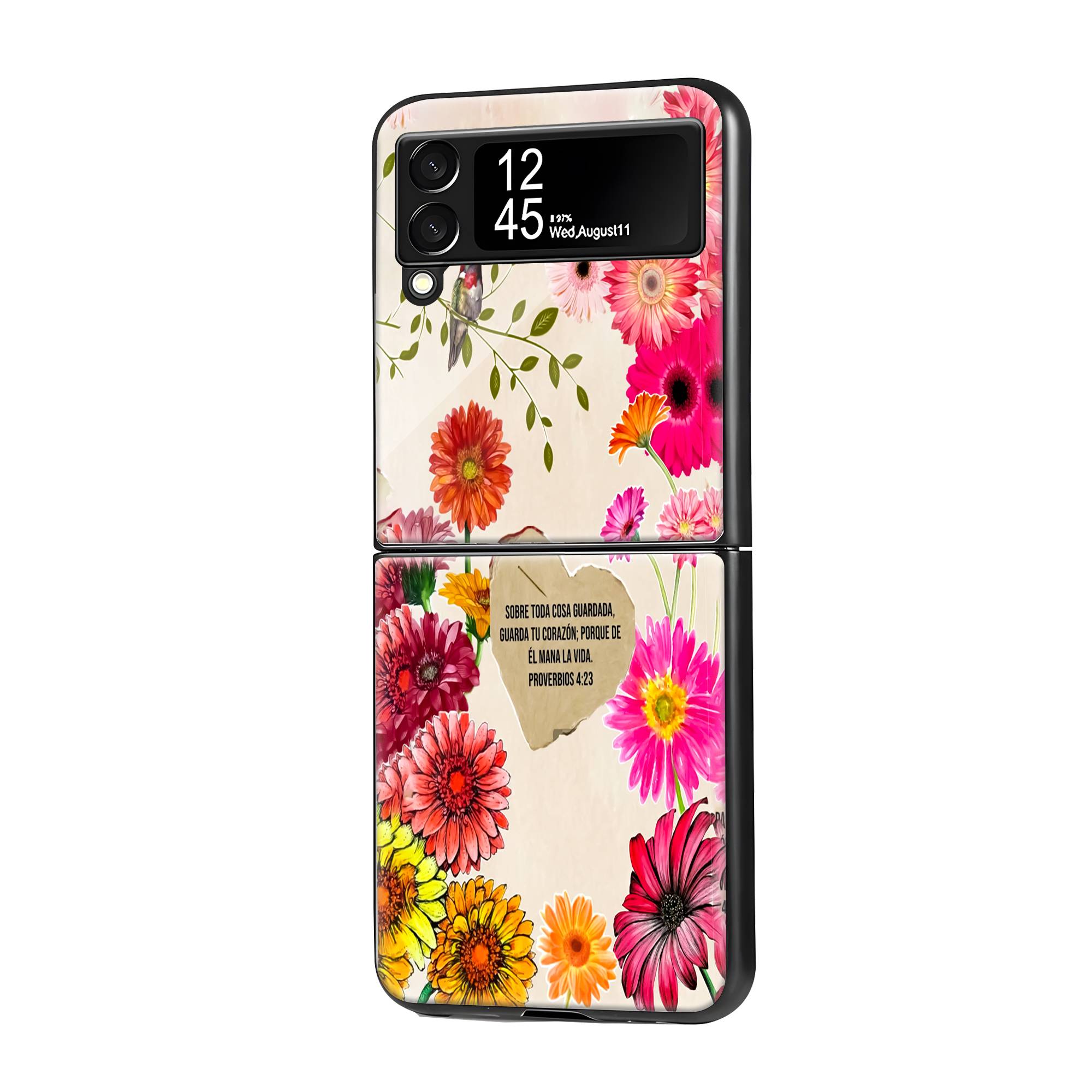 Vibrant Verse Samsung Z Flip Glass Case image 0