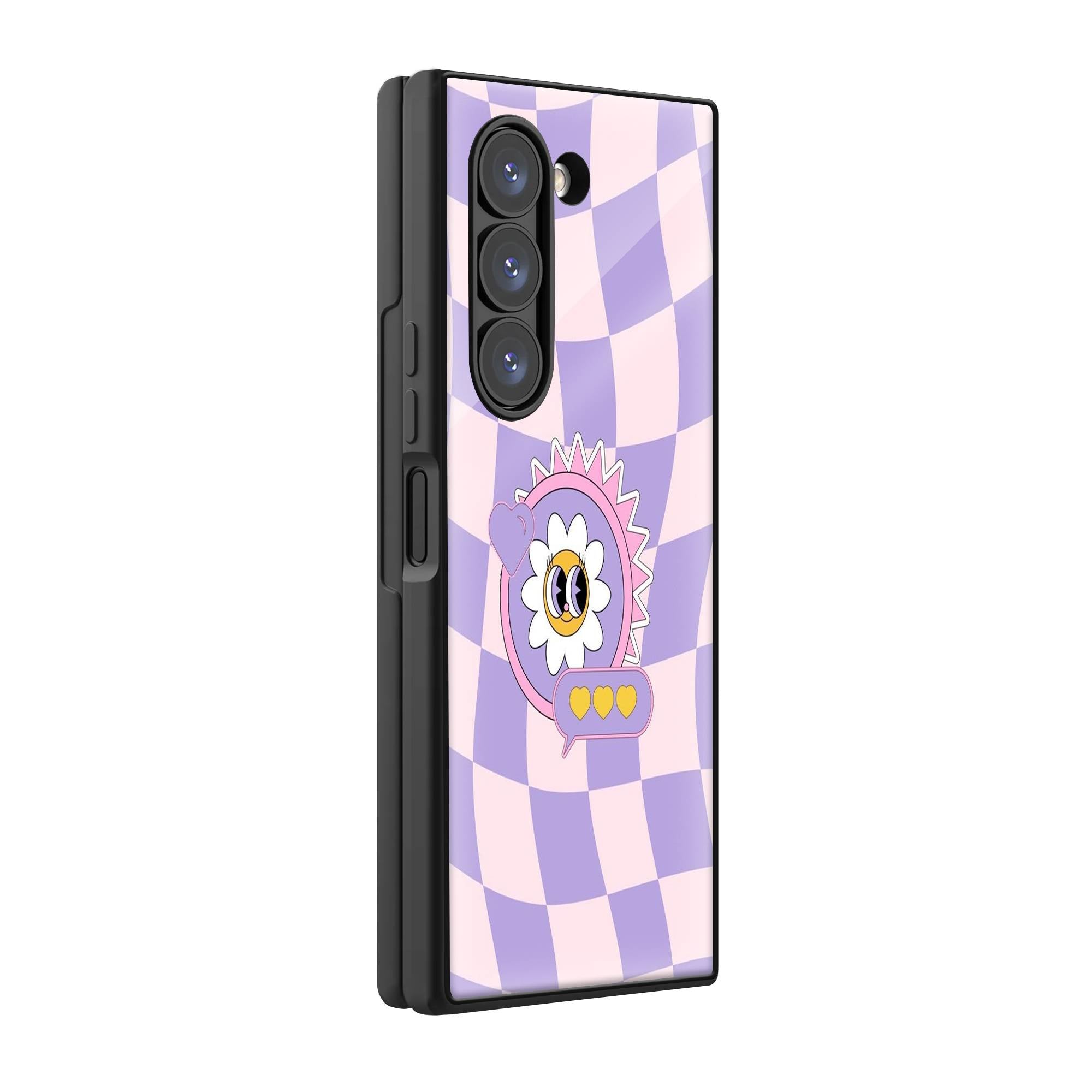 Groovy Feels Samsung Z Fold Glass Case image 0